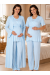 Effortt 3034 Mavi Sabahlıklı Hamile Lohusa Pijama Takımı Effortt 3034 Mavi Sabahlıklı Hamile Lohusa Pijama Takımı